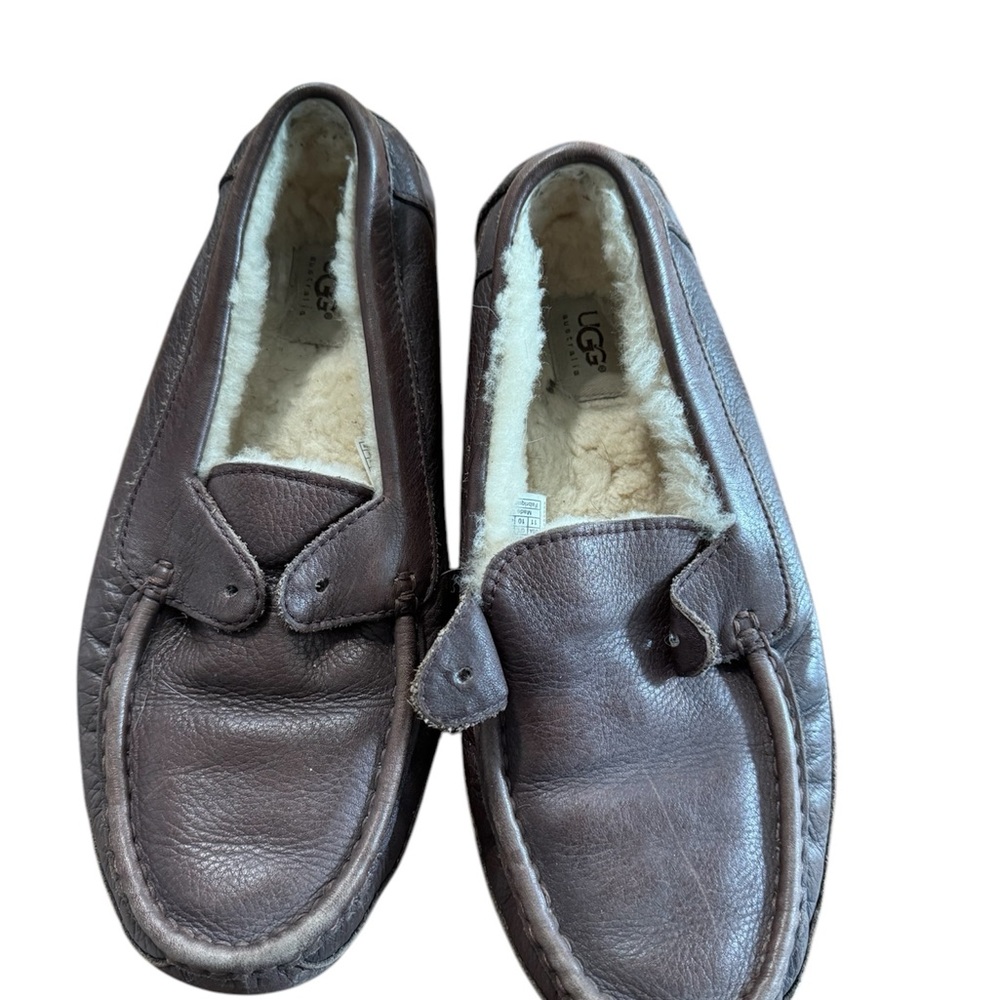 Uggs men slippers 11 used brown